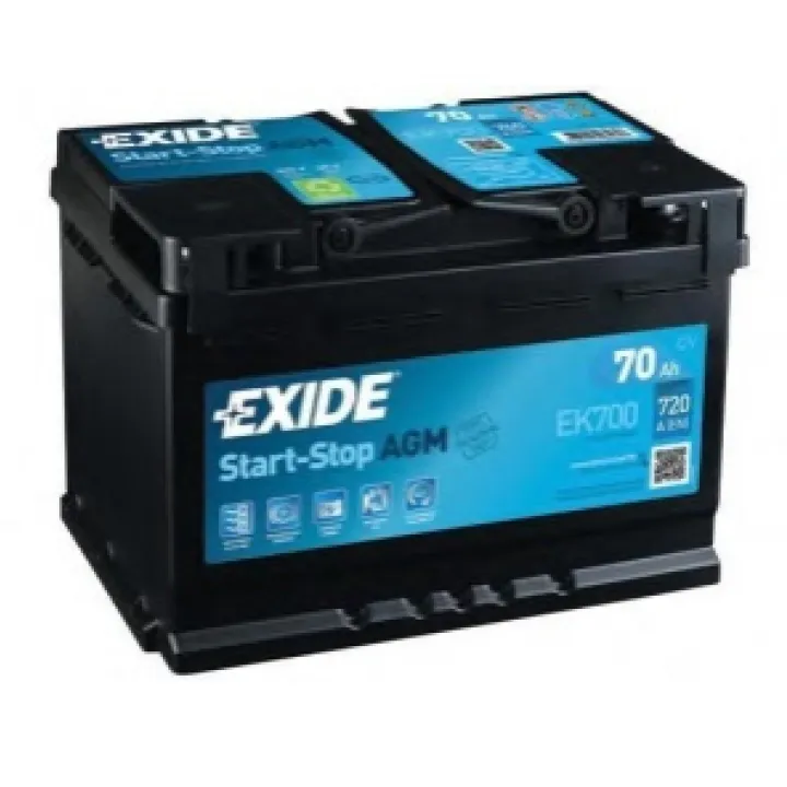 Аккумулятор Exide EK700 70A/h в Тольятти