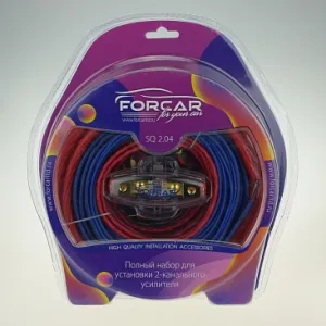 FORCAR SQ 2.04 Комплект установочный для 2-канального усилителя