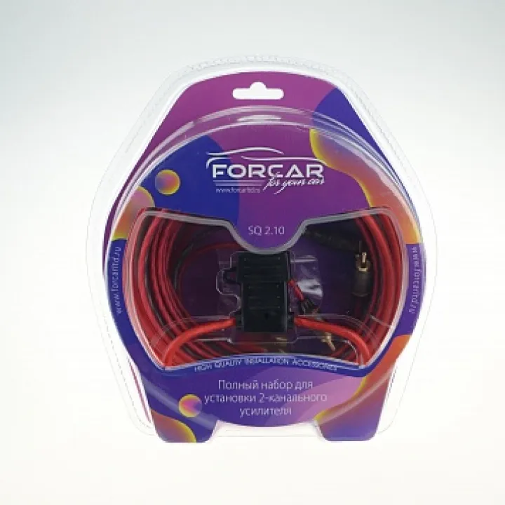 FORCAR SQ 2.10 Комплект установочный для 2-канального усилителя в Тольятти
