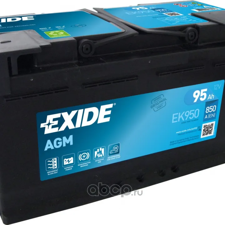 Аккумулятор Exide EK950 95A/h в Тольятти