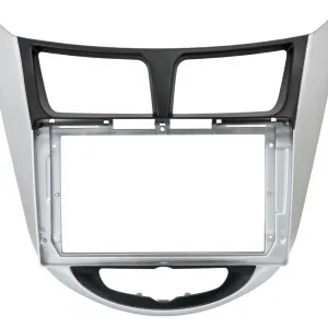 Incar RHY-FC803 Рамка UMS для HYUNDAI Solaris 2011-2017, 9" BLACK/SILVER
