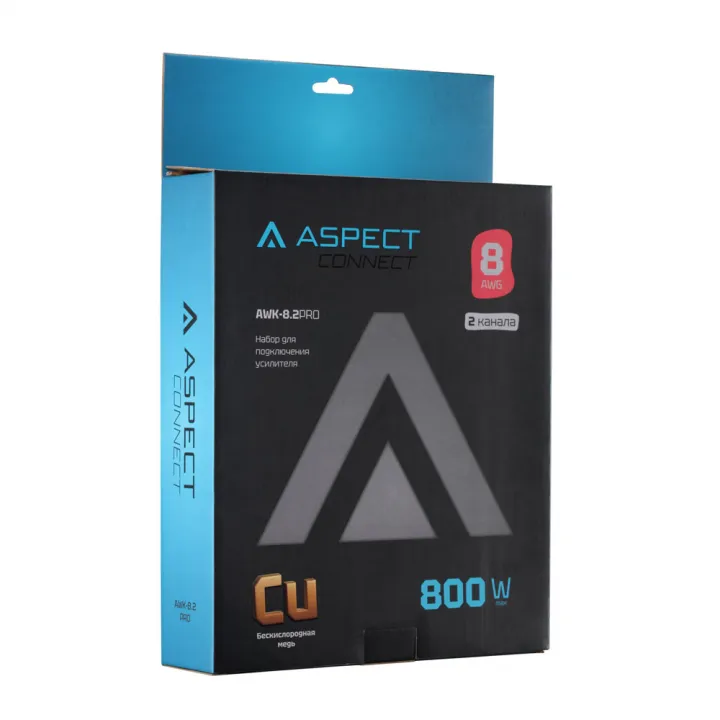 Aspect AWK-8.2 pro Комплект установочный для 2-канального усилителя в Тольятти