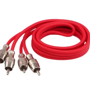 AURA RCA-B05 SE RCA-кабель  0,5 метра, КРАСНЫЙ