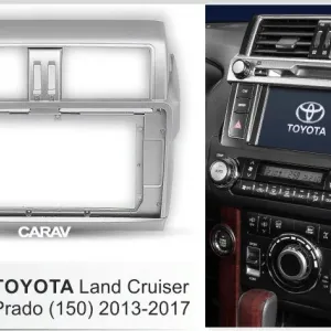 Carav 22-475 10.1" переходная рамка Toyota Land Cruiser Prado (150) 2013-2017